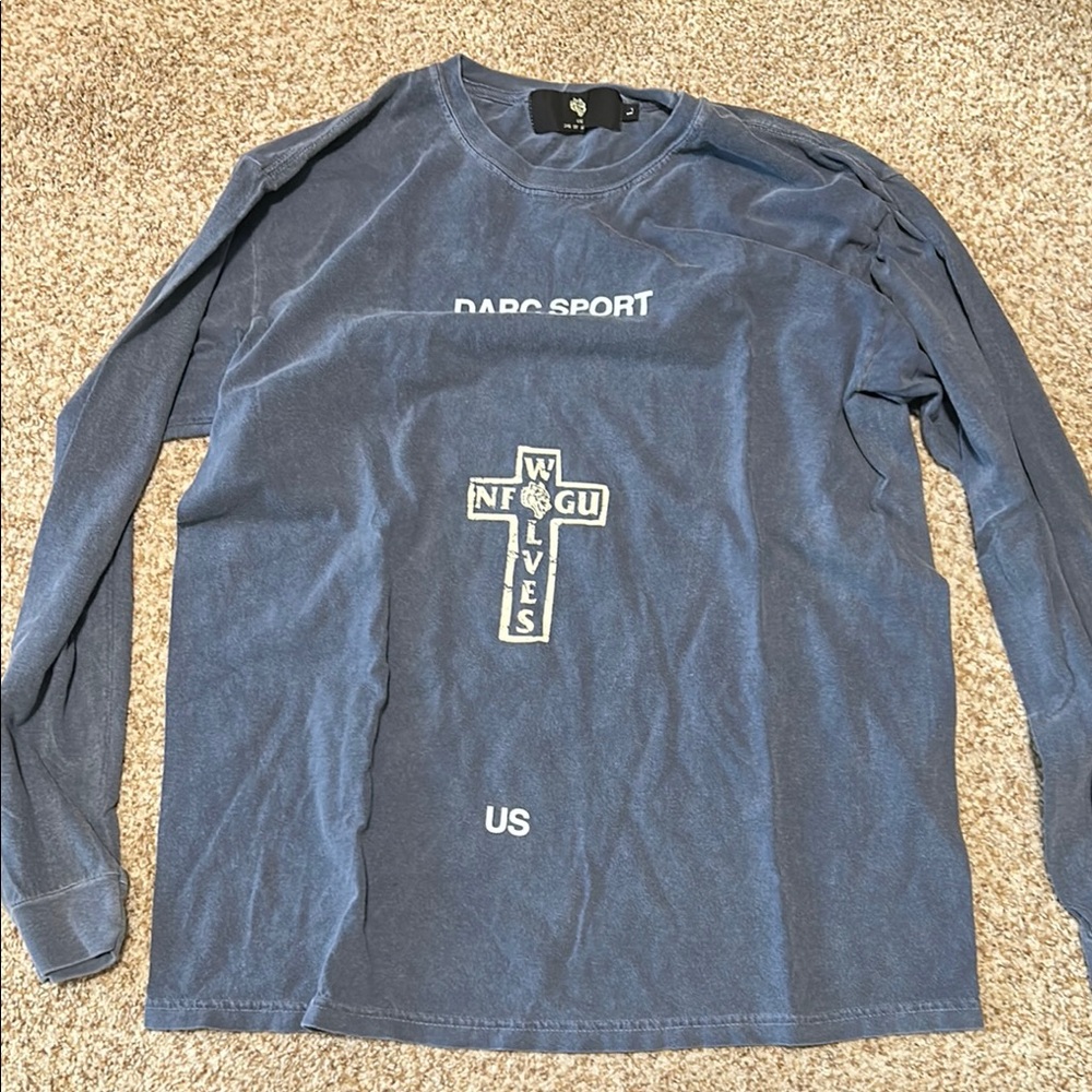 DARC SPORT Blue Long Sleeve Men's Shirt